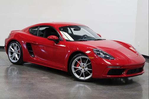 Red 2021 Porsche 718 Cayman S