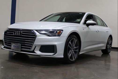 Glacier White 2019 Audi A6 55 Premium