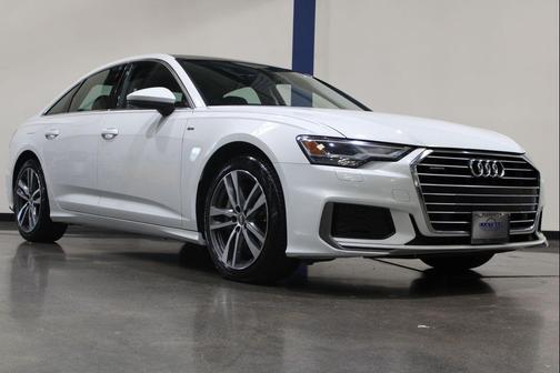 Glacier White 2019 Audi A6 55 Premium