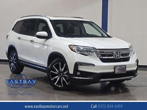 White Diamond Pearl 2019 Honda Pilot Touring 8-Passenger