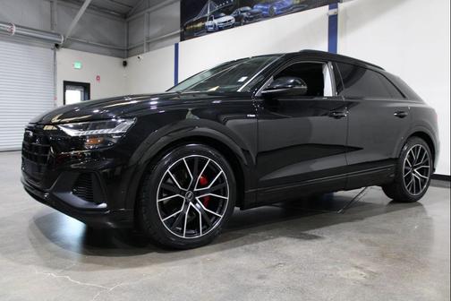 Mythos Black Metallic 2023 Audi Q8 55 Prestige