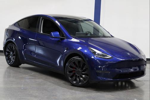 Deep Blue Metallic 2022 Tesla Model Y Performance Dual Motor All-Wheel Drive