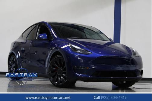 Deep Blue Metallic 2022 Tesla Model Y Performance Dual Motor All-Wheel Drive
