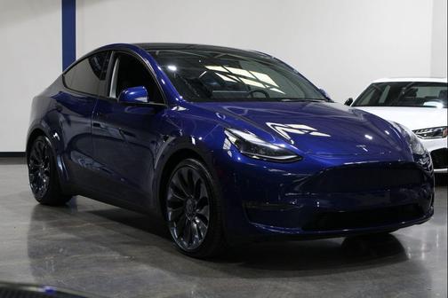 Deep Blue Metallic 2022 Tesla Model Y Performance Dual Motor All-Wheel Drive