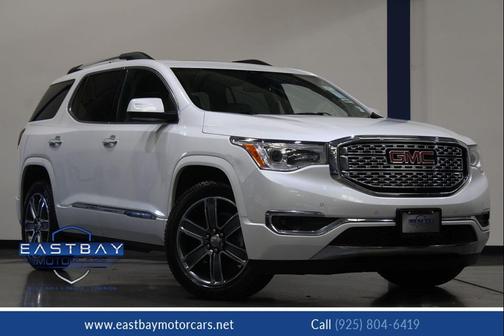 White Frost Tricoat 2017 GMC Acadia Denali