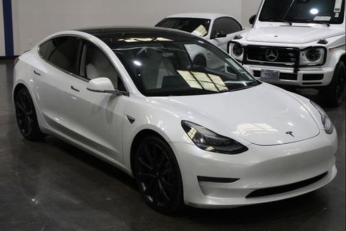 White 2020 Tesla Model 3 Performance