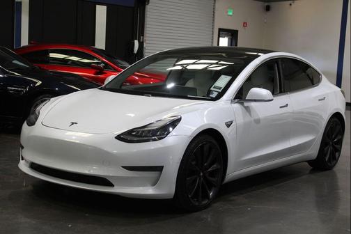 White 2020 Tesla Model 3 Performance
