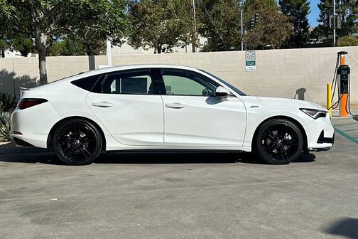 Platinum White Pearl 2026 Acura Integra FWD A-Spec with Technology