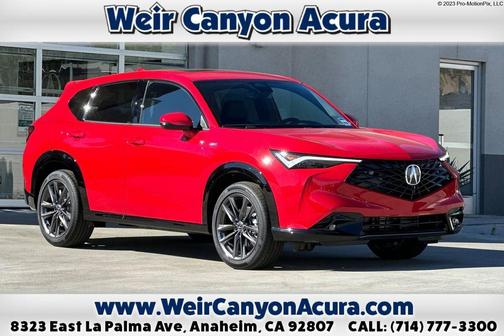 Milano Red 2026 Acura ADX A-Spec