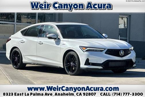 Platinum White Pearl 2026 Acura Integra FWD A-Spec with Technology