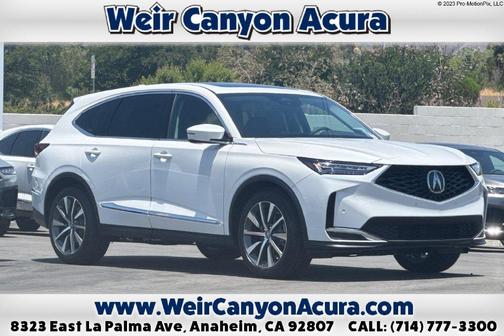 Platinum White Pearl 2026 Acura MDX Technology Package