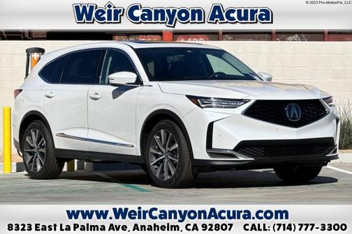 Platinum White Pearl 2026 Acura MDX Technology Package