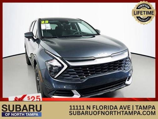 Gravity Gray 2023 Kia Sportage Hybrid LX