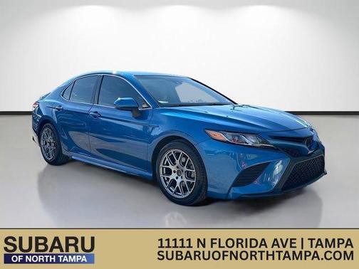 Blue Streak Metallic 2020 Toyota Camry SE
