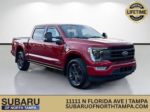 Red Metallic 2023 Ford F-150 Lariat