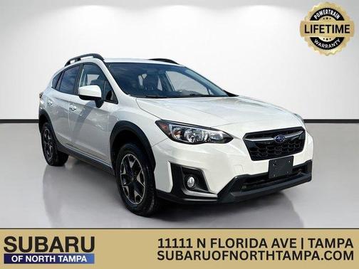 Crystal White Pearl 2019 Subaru Crosstrek 2.0i Premium