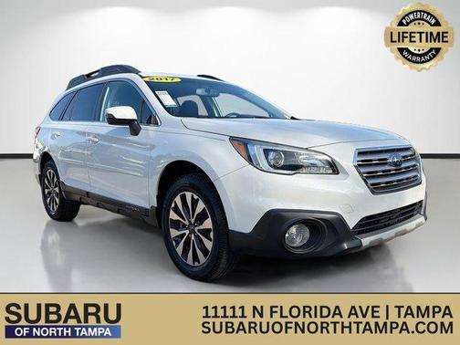 Crystal White Pearl 2017 Subaru Outback 2.5i Limited