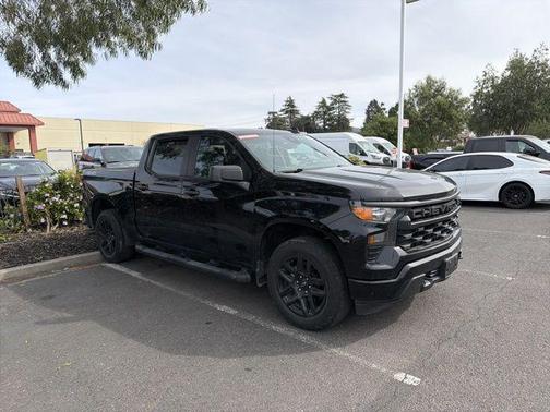 Black 2023 Chevrolet Silverado 1500 Custom