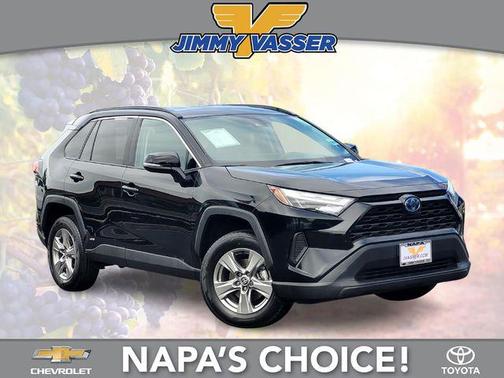 Midnight Black Metallic 2024 Toyota RAV4 Hybrid XLE