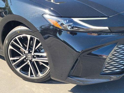 Midnight Black Metallic 2025 Toyota Camry XLE