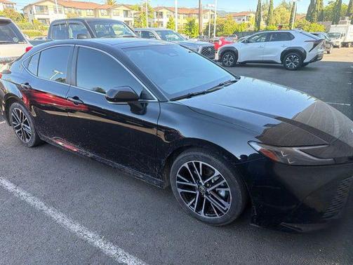 Midnight Black Metallic 2025 Toyota Camry XLE