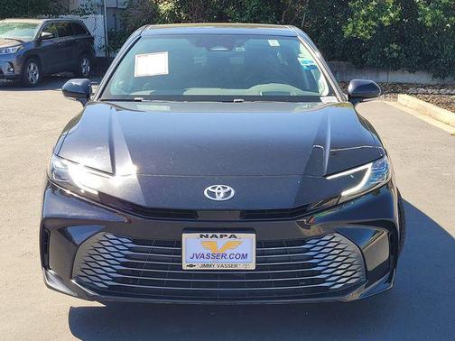 Midnight Black Metallic 2025 Toyota Camry XLE