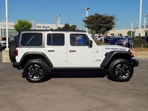 White 2025 Jeep Wrangler 4xe Rubicon 4xe