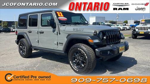 2022 Jeep Wrangler Unlimited Willys 4x4