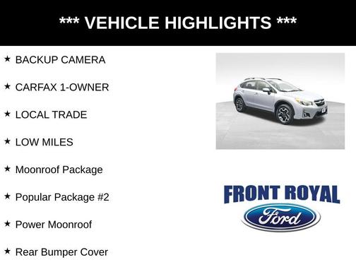 2017 Subaru Crosstrek 2.0i Premium