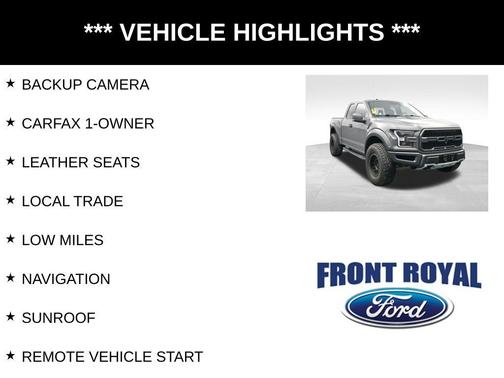 2018 Ford F-150 Raptor