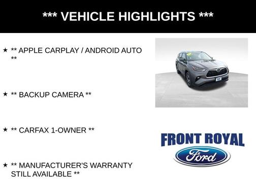 2023 Toyota Highlander Hybrid XLE