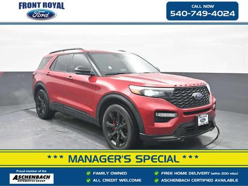 Rapid Red Metallic Tinted Clearcoat 2023 Ford Explorer ST