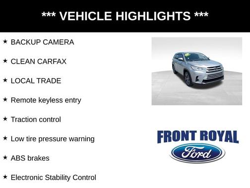 2019 Toyota Highlander LE