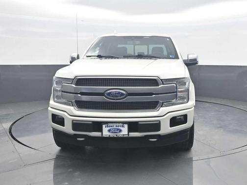 White Platinum Tri-Coat Metallic 2019 Ford F-150 Platinum