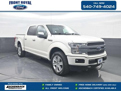 White Platinum Tri-Coat Metallic 2019 Ford F-150 Platinum