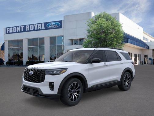 Space White Metallic 2026 Ford Explorer ST-Line