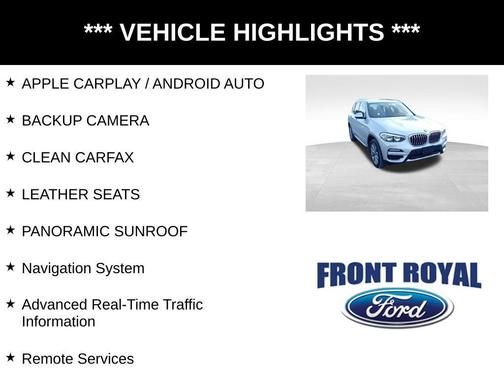 2019 BMW X3 xDrive30i