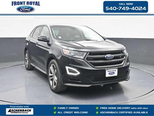 Shadow Black 2017 Ford Edge Sport