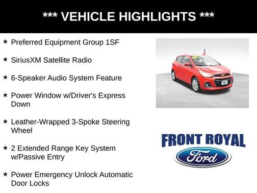 2016 Chevrolet Spark 2LT