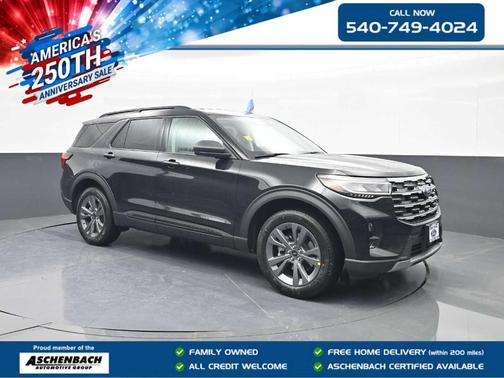 Agate Black Metallic 2026 Ford Explorer Active