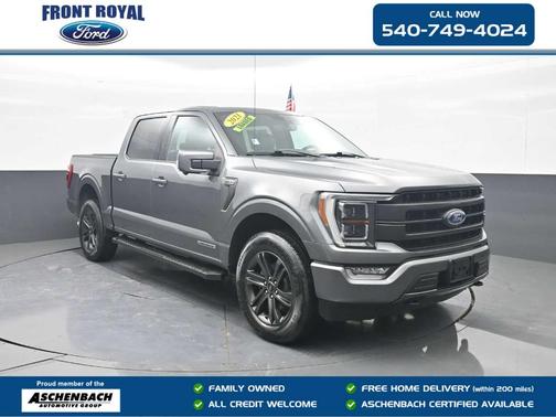 Carbonized Gray 2021 Ford F-150 Lariat