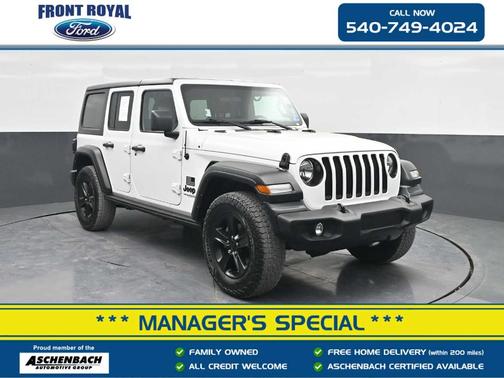Bright White Clearcoat 2022 Jeep Wrangler Unlimited Sport Altitude