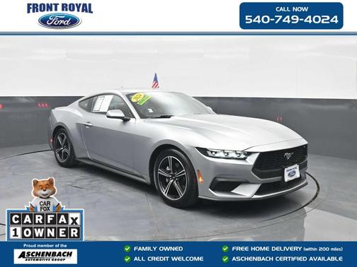 Iconic Silver 2024 Ford Mustang EcoBoost Premium