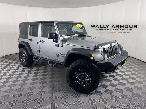 Billet Silver Metallic Clearcoat 2018 Jeep Wrangler JK Unlimited Sport