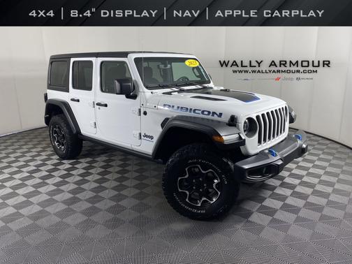 Bright White Clearcoat 2023 Jeep Wrangler 4xe Rubicon