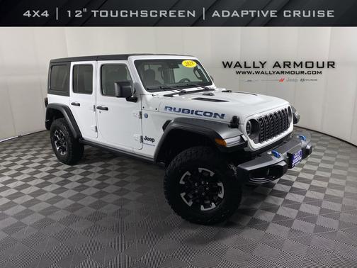 Bright White Clearcoat 2025 Jeep Wrangler 4xe Rubicon