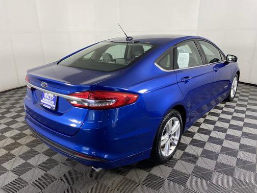 Lightning Blue 2018 Ford Fusion Hybrid S