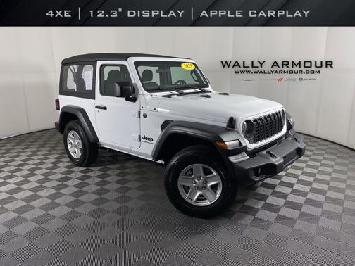 Bright White Clearcoat 2025 Jeep Wrangler Sport