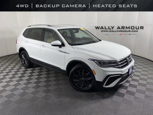 Pure White 2022 Volkswagen Tiguan 2.0T SE 4MOTION