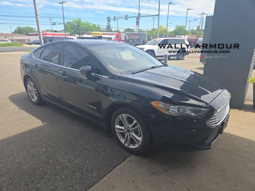 Shadow Black 2018 Ford Fusion Hybrid S